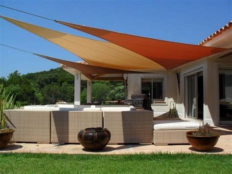 3x3x3m Triangle Sunshade Water Resistant Retractable Sun Shade Sail