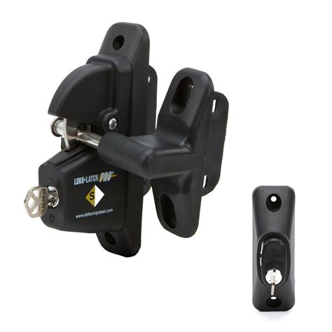 These locks are designed to protect the shackle on the padlock so they cannot be cut. D&D Technologies Lokk-Latch PRO Self Locking Latches for ...