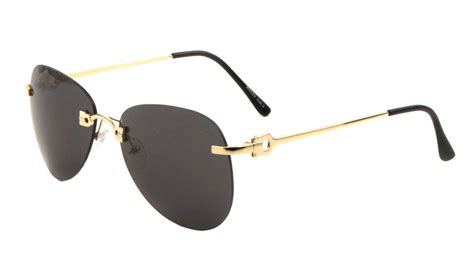 M4020 Rimless Butterfly Wholesale Bulk Sunglasses Frontier Fashion Inc