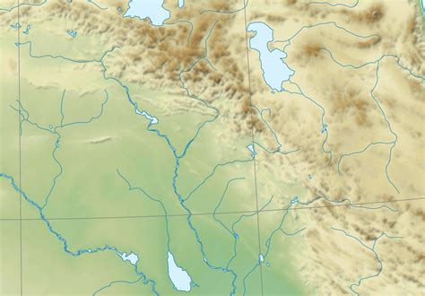 Fileeast Upper Mesopotamia Topographic Map Blanksvg Wikimedia