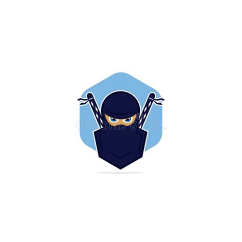 Ninja Logo Design Template Stock Illustration Illustration Of Aikido