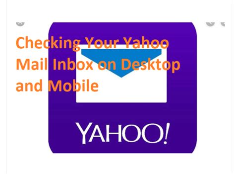 My Yahooemail Yahoo Mail Inbox Message Yahoo Mail Inbox Check
