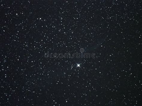 Night Sky Stars Cygnus Constellation Star Stock Image Image Of