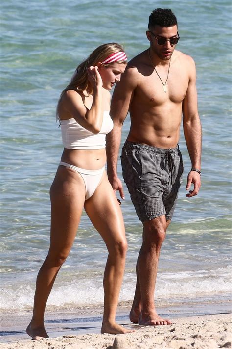 Eugenie Bouchard In Bikini On The Beach In Miami Hawtcelebs