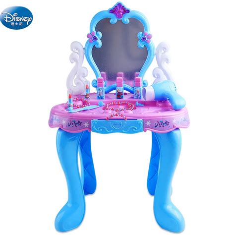 Disney Girls Frozen Elsa And Anna Dressing Table Makeup Set With Music