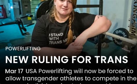 Usa Powerlifting Ordered To Allow Trans Athletes In Women S Division