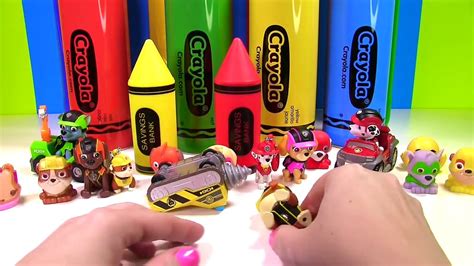 Opening Paw Patrol Crayon Toys Video Dailymotion
