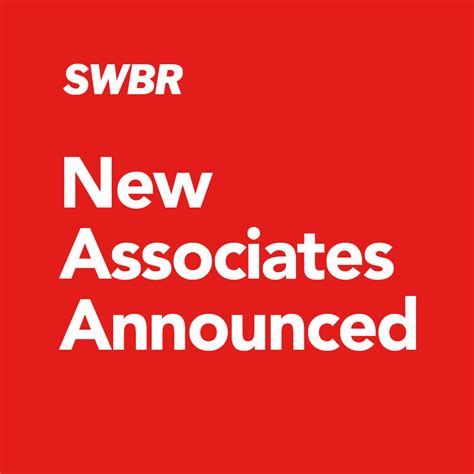 2020 New Associates Announced Swbr