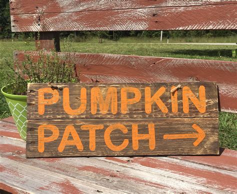 Pumpkin Patch Sign Fall Pumpkin Sign Fall Pallet Sign Etsy Fall