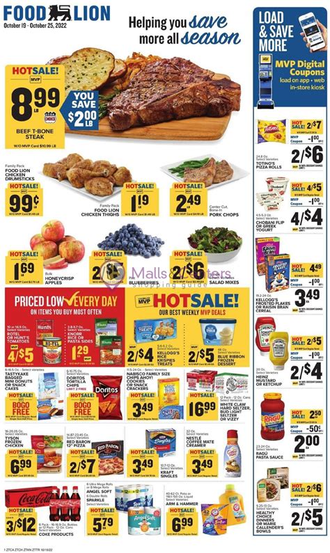 Food Lion Weekly Ad Sales And Flyers Specials Mallscenters