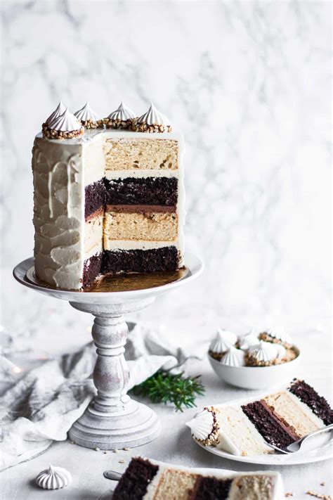 Chocolate Hazelnut Winter Wonderland Cake Ana S Baking Chronicles