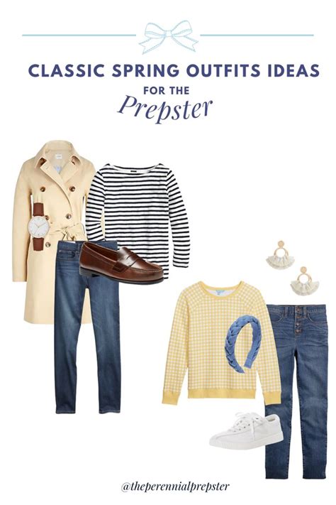Classic And Preppy Spring Outfits In 2023 Preppy Style Summer Spring