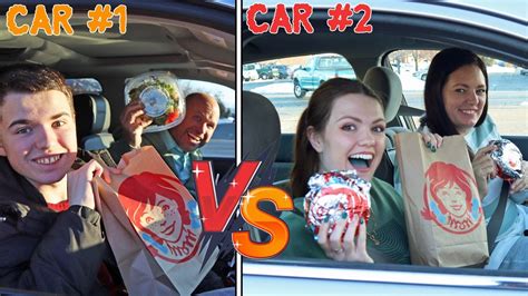 Twin Telepathy Drive Thru Challenge Youtube