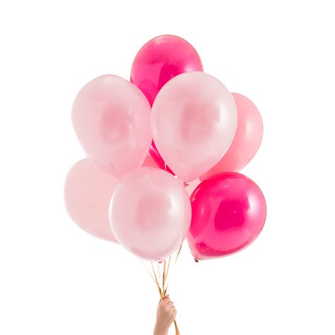 Pink And Gold Balloons Png Png Image Collection