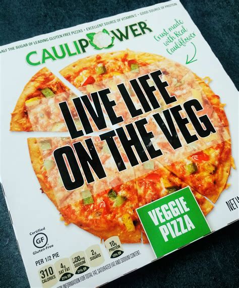 Caulipower Veggie Pizza Doctored Up And On Point Gluten Free And Low