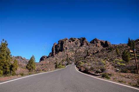Long Lonely Road Stock Photo Image Of Highway Gran 166818448