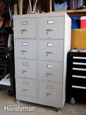 This gives you a wide range of options for your garage setup. Shop Organization: Idea for a Cheap Tool Cabinet