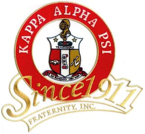 Kappa Alpha Psi Shieldsince 1911 Patch