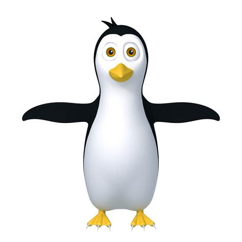 Penguin Cartoon 3d Model Cgtrader