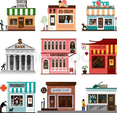 Free Clipart Of Storefronts Free Images At Vector Clip