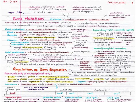 Ocr A Level Biology Module 6 Revision Posters Teaching Resources