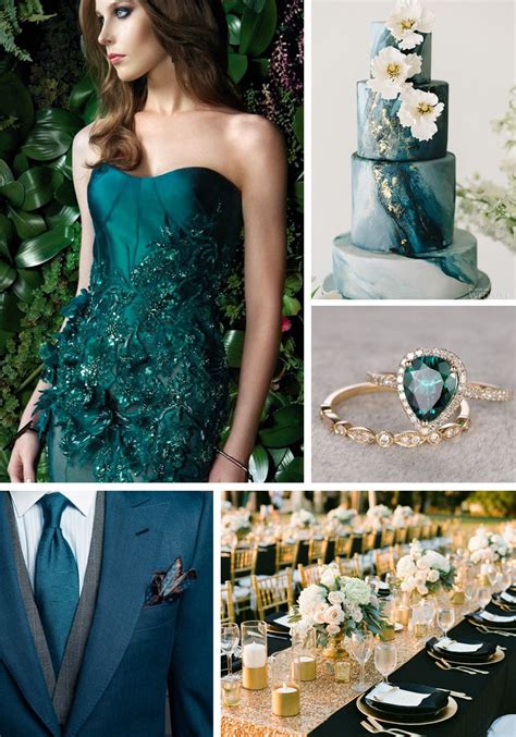 Jewel Toned Wedding Colors Strictly Weddings