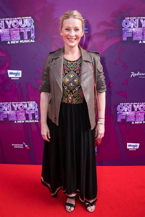 JOANNA PAGE at On Your Feet! Press Night in London 06/27/2019 - HawtCelebs