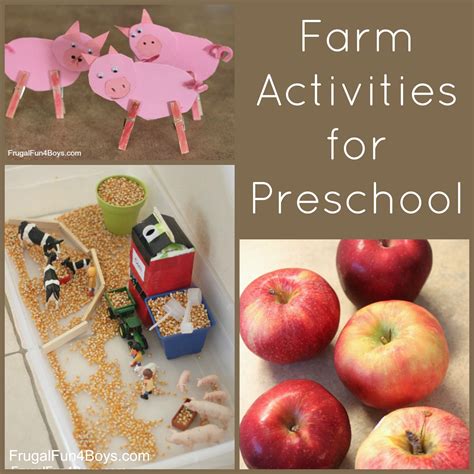 Preschool Farm Unit Frugal Fun For Boys And Girls