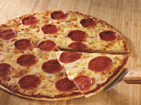 Thin Crust Pepperoni Pizza Festive Foods Llc