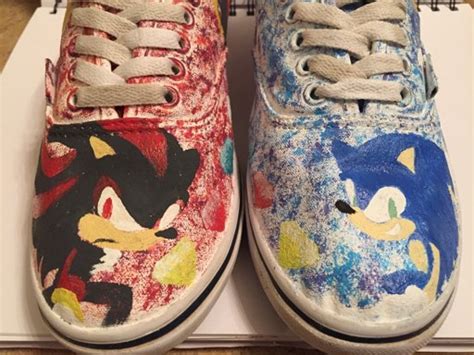 Custom Sonic Shoes Sonic The Hedgehog Amino