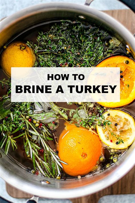 Turkey Brine Recipe Killing Thyme