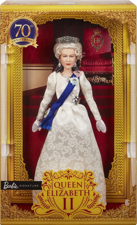 Buy Barbie Signature Queen Elizabeth Ii Platinum Jubilee Doll Wearing
