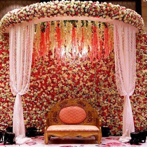 Classic Theme Wedding Stage Decoration Ideas Theme Image