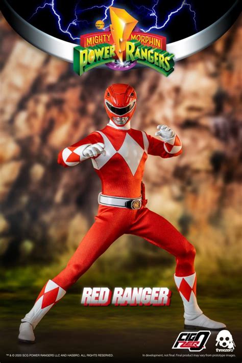 Power Rangers Three Zero Dragon Shield Red Ranger And Green Ranger