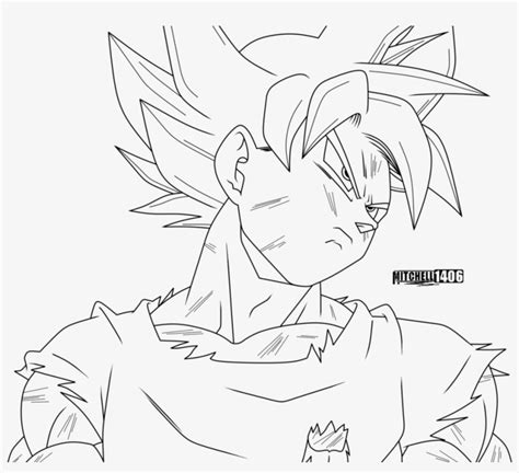 Son Goku Ultra Instinct Easy Goku Pencil Drawing Instituto