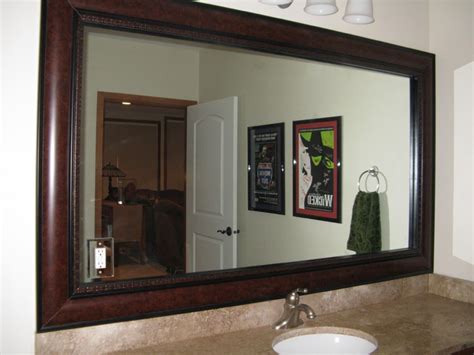 Choose from bathroom mirror ideas with a wavy edge and frameless design. Beautiful and Elegant Mirror Frame Kits - Traditional ...