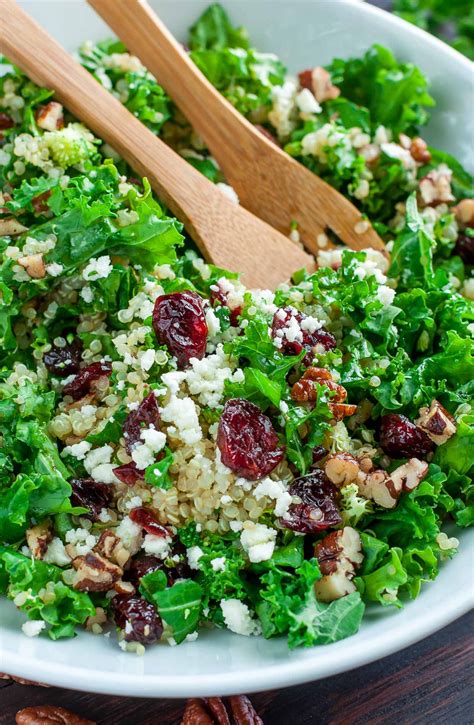20 Of The Best Ideas For Kale Quinoa Cranberry Salad Best Recipes