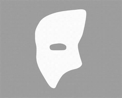 Phantom Mask Svg Eps Png Dxf Clipart For Cricut And Etsy