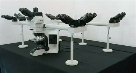Olympus Microscope Bx53 Multihead Ten Headed Teaching System Nc Sc