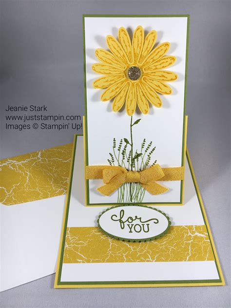 Stampin Up Daisy Delight Fun Fold Easel Card For Lots Of Fun Fold Card