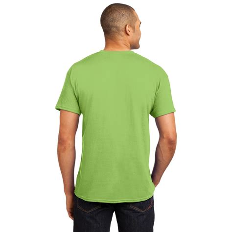 Hanes 5170 Ecosmart 5050 Cottonpolyester T Shirt Lime Full Source
