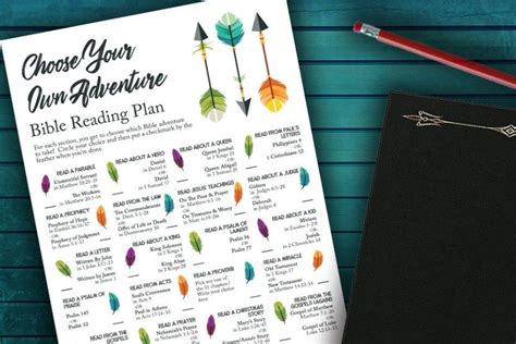 Choose Your Own Adventure Bible Reading Plan Free Printable Bible
