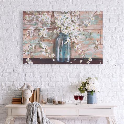 Mar 05, 2017 · just paint your mason jar or jars green and then use them to hold your favorite spring flowers. Pinnacle Blooms in Mason Jar Floral Canvas Wall Art-1711 ...