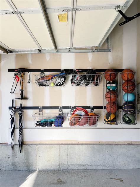 Easy Garage Storage Using the Rubbermaid FastTrack System - Life Love