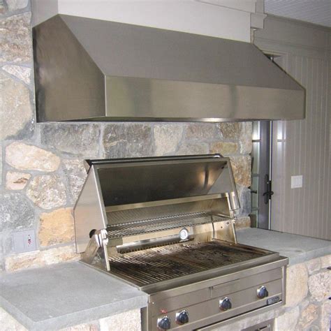 Vent A Hood 42 Inch Stainless Steel Outdoor Vent Hood 600 Cfm Bbq Guys