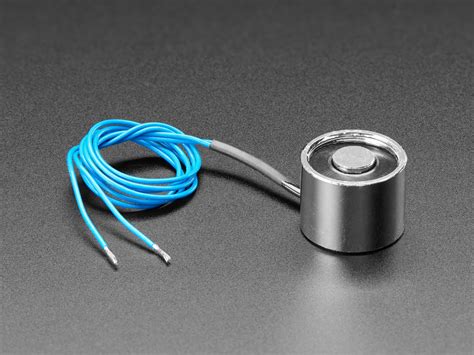 A device made from a piece of iron that becomes magnetic when a changing current is passed…. 5V Electromagnet - 2.5 Kg Holding Force P20/15 ID: 3872 ...