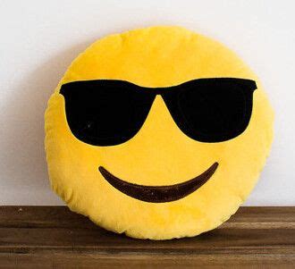 Cork decoration fir sunglasses emoji face. Emoji World | Emoji pillows, Emoji, Smiley emoji