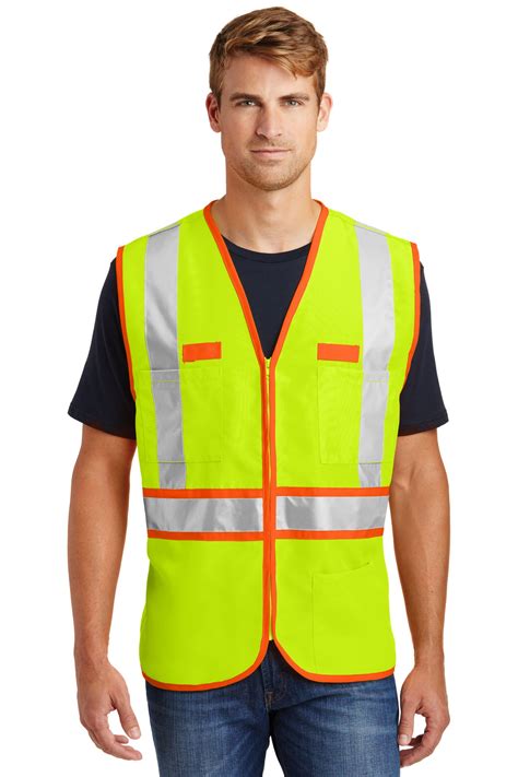 Cornerstone Csv407 Ansi 107 Class 2 Dual Color Safety Vest Shirtspace