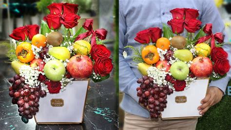 Celebrate with delicious easter fruit arrangements & bouquets. Fruits bouquet || How to make a fruits bouquet with ...