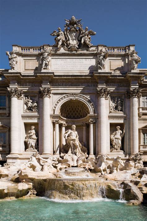 Trevi Fountain Baroque Architecture Bernini Triton Britannica